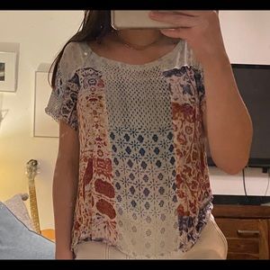 Patterned lightweight top